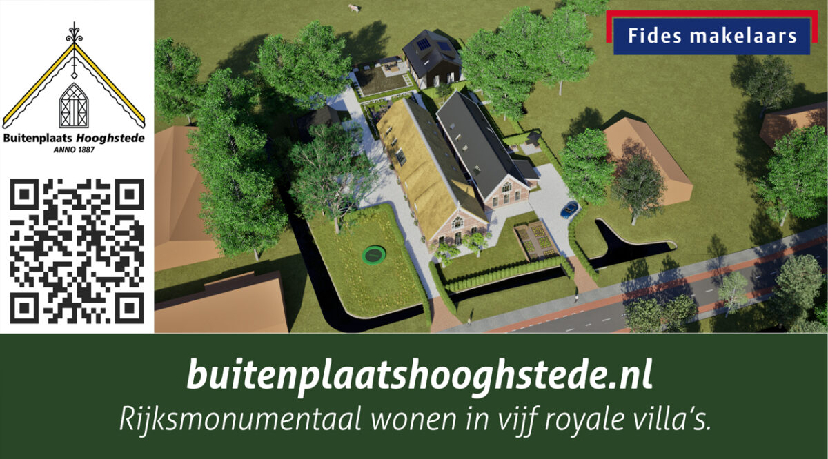 Bouwbord wordt geplaatst!